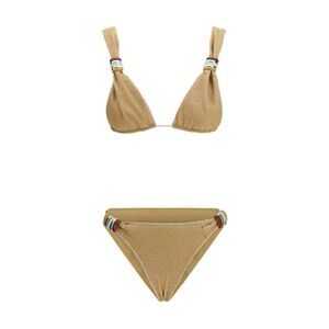 Oséree Gold Polyamide Women's Bikini